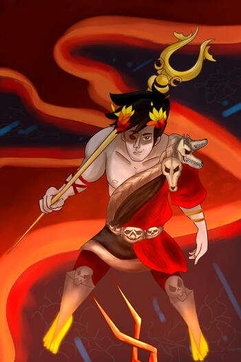 Zagreus from Supergiant Games' Hades